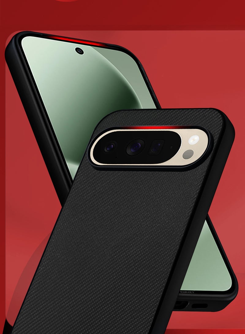 CATANES Hard Carbon-Laminated Shockproof Case for Google Pixel 10 Pro XL – Slim Protection Cover - Black - Image 3