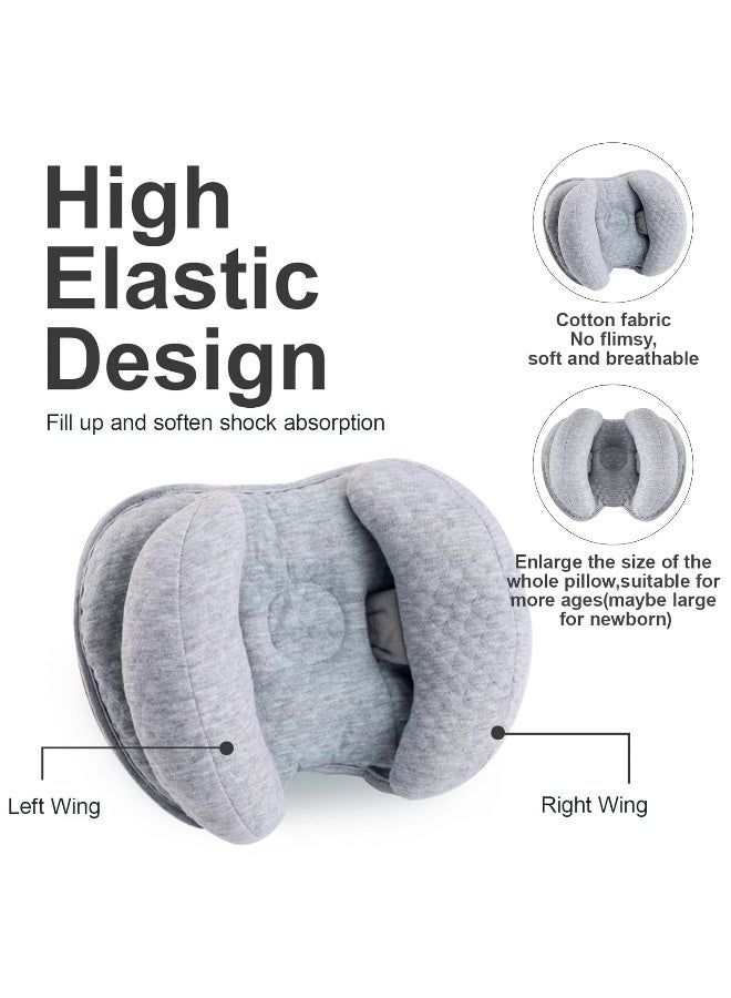 KAKIBLIN Baby Support Pillow, Head and Neck Support,Banana Neck Pillow for Baby, Travel Pillow for Stroller Neck Support, Adjustable Head Pillow for Kids Toddler - Image 4
