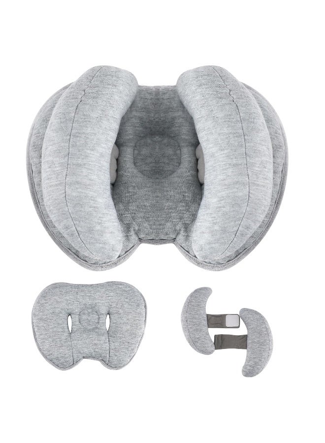KAKIBLIN Baby Support Pillow, Head and Neck Support,Banana Neck Pillow for Baby, Travel Pillow for Stroller Neck Support, Adjustable Head Pillow for Kids Toddler - Image 2