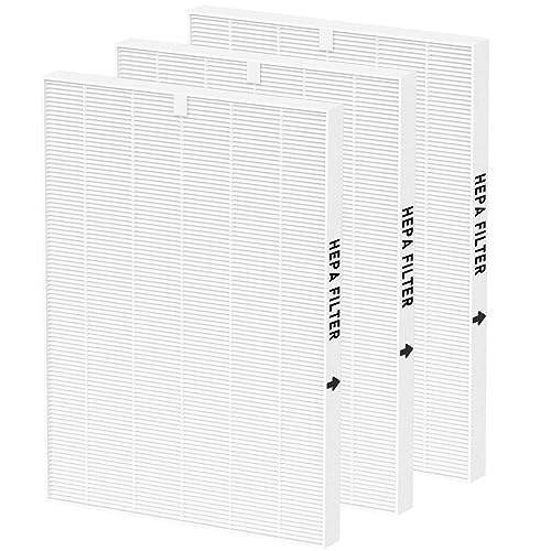 116130 True HEPA Replacement Filter H Compatible with Winix 55002 Air Cleaner Purifier and Models AM80 3 Pack HEPA Filter only