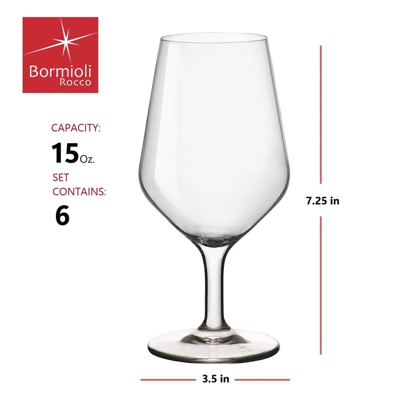 Bormioli Rocco Electra Multipurpose Glasses, Set of 6 - Image 2
