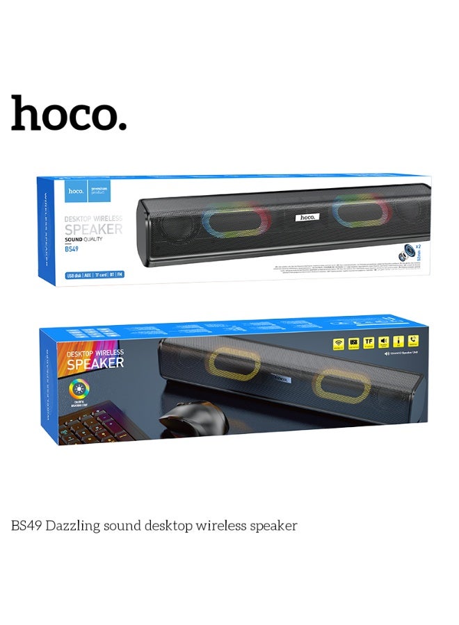 هوكو. BS49 مكبر صوت لاسلكي لسطح المكتب بصوت مبهر - Image 4