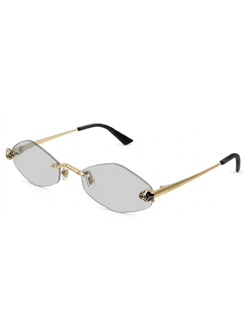 POLITE New Frameless Fashion Trend Sunglass UV Protection Unisex - Image 1