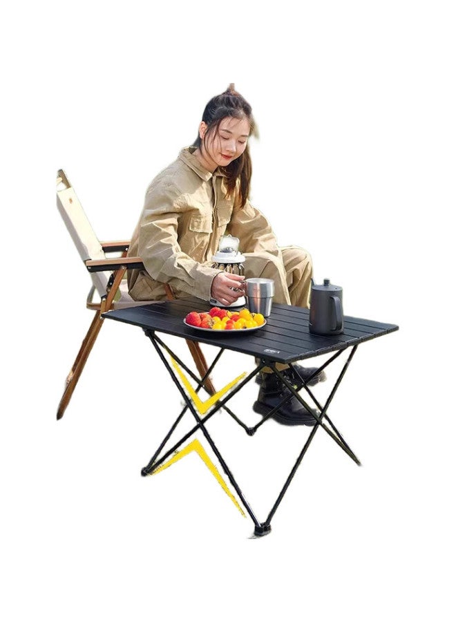 Primitive Man Yuanren Outdoor Folding Table And Chairs, Aluminum Alloy Egg Roll Table, Camping Equipment Set, Portable Chairs - Image 1