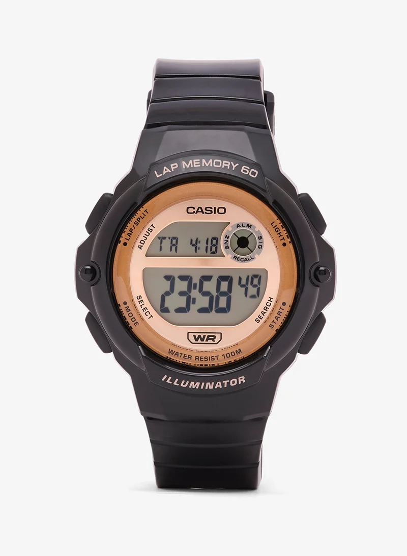 CASIO Digital Dual Time Black Resin Band Watch LWS1200H-1A LWS-1200H-1A