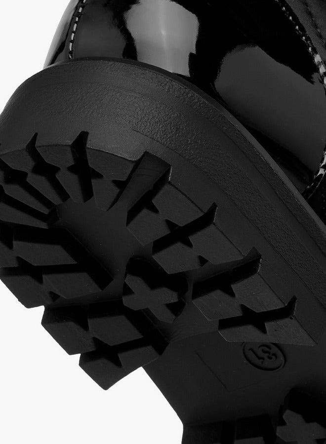 Little Missy Quilted High Cut Boots with Pouch and Zip Closure - Image 4