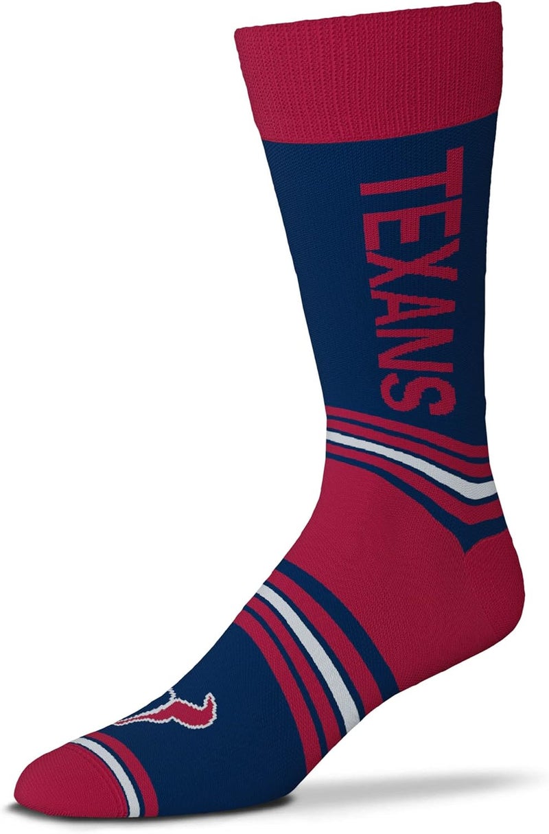 For Bare Feet FBF NFL Unisex-Adult Nfl Go Team Dress Crew Sock - Image 1
