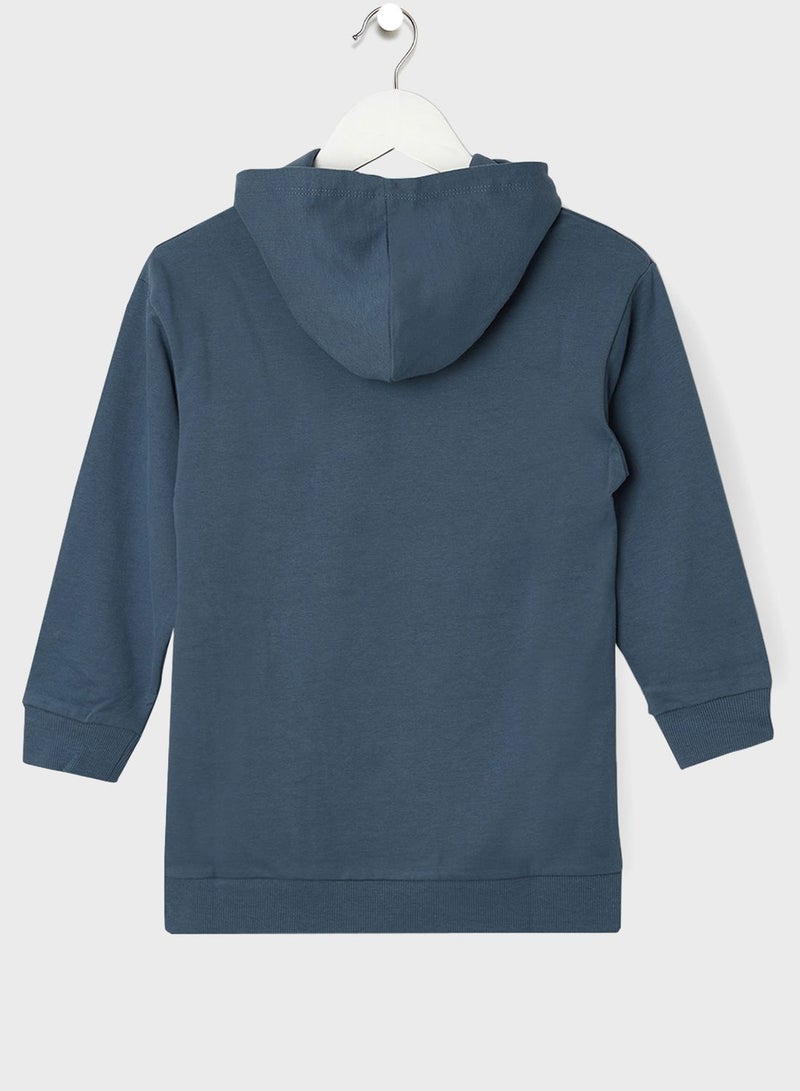 NAME IT Kids Slogan Hoodie - Image 2