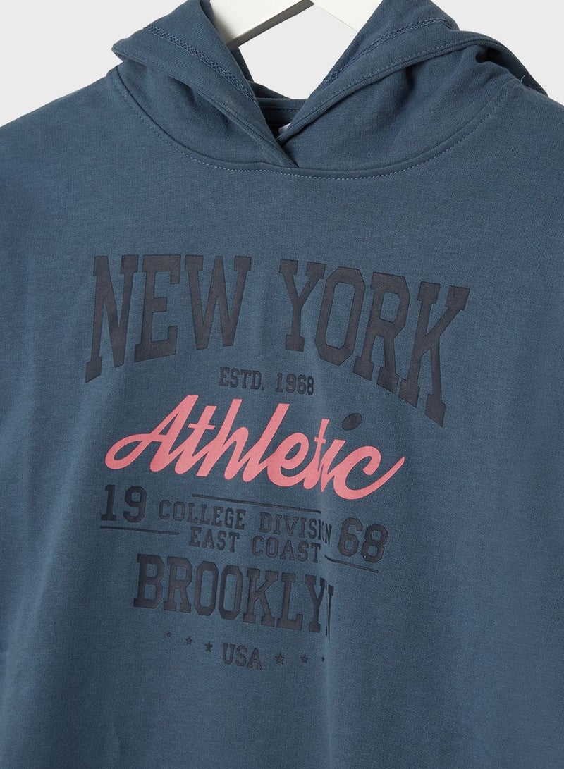 NAME IT Kids Slogan Hoodie - Image 3