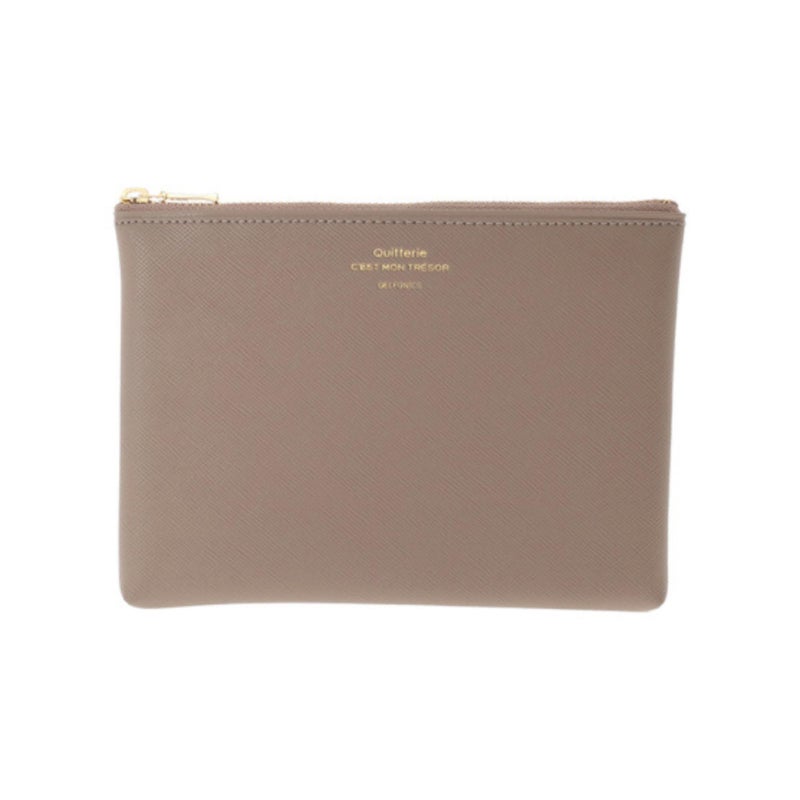 Delfonics [DELFONICS]500694 Quitterie Pouch Size M Greige - Image 1