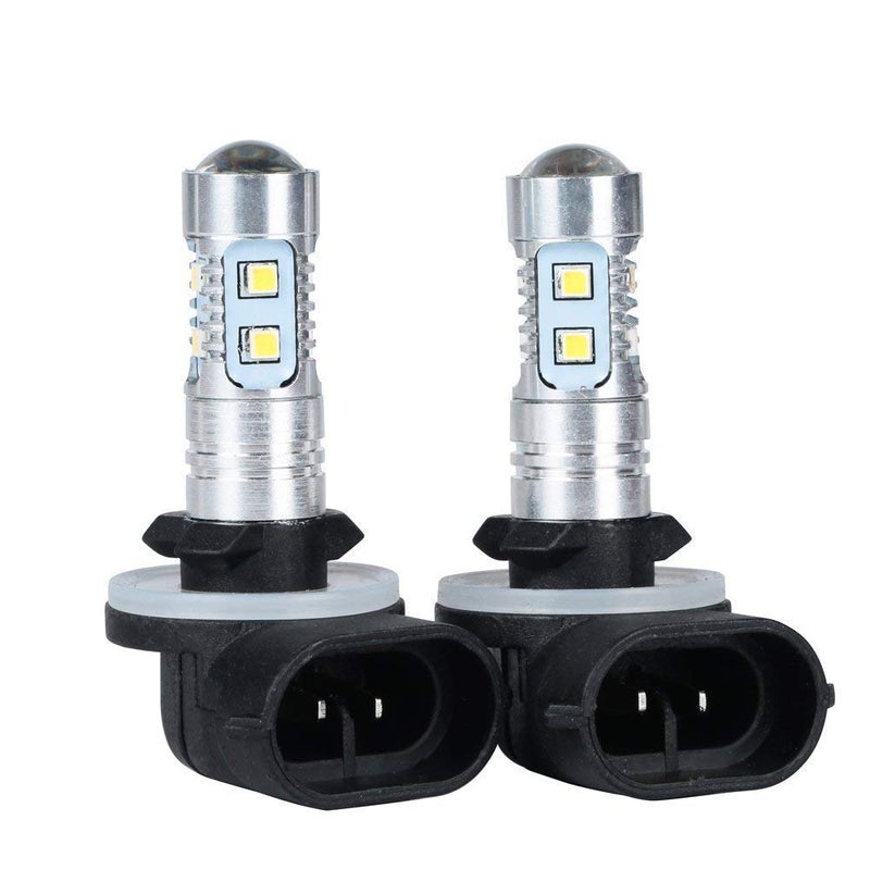 XT AUTO 2x 8000K White High Power 2323 SMD 881 886 889 894 LED Fog Driving Light Bulbs 1200LM