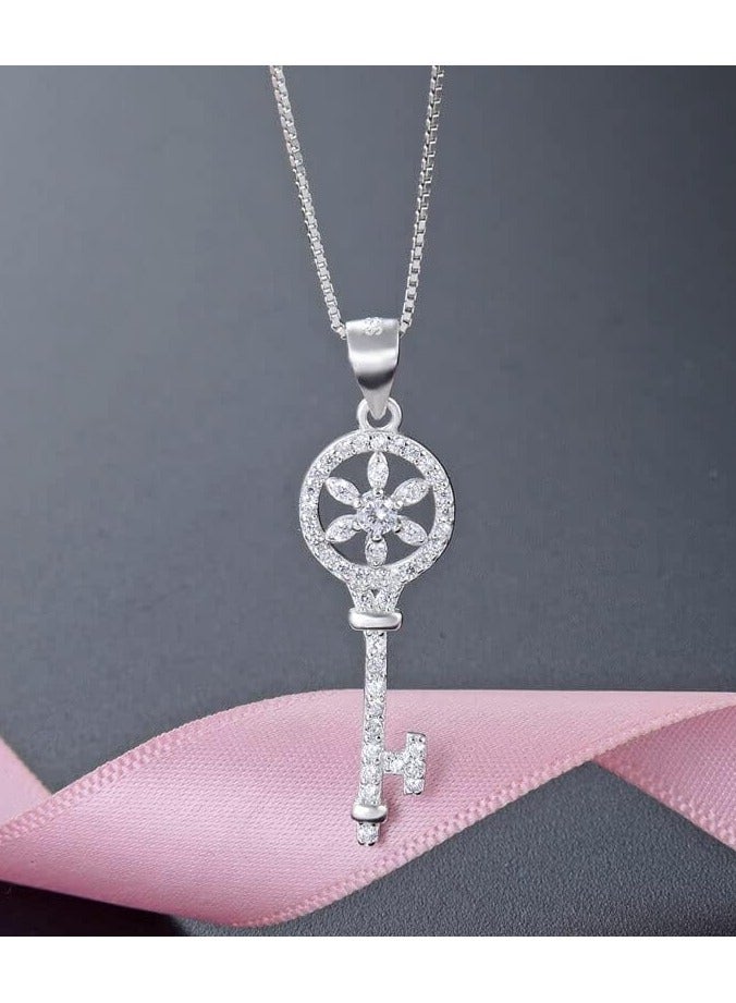 J.Rosée Swarovski Elements Crystal 18K Rose Gold Plated 925 Sterling Silver Pendant Necklace for Women Gift Packing J.Rosée Fashion Jewelry JR-1013 - Image 2