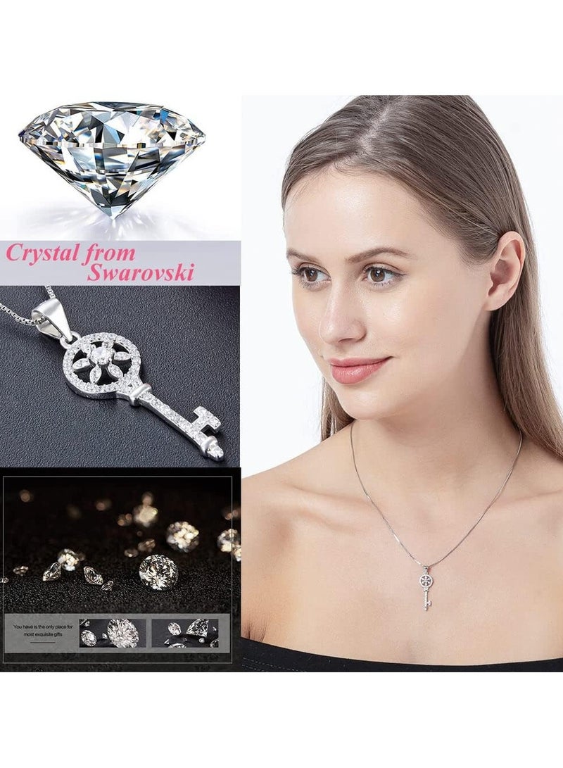 J.Rosée Swarovski Elements Crystal 18K Rose Gold Plated 925 Sterling Silver Pendant Necklace for Women Gift Packing J.Rosée Fashion Jewelry JR-1013 - Image 5