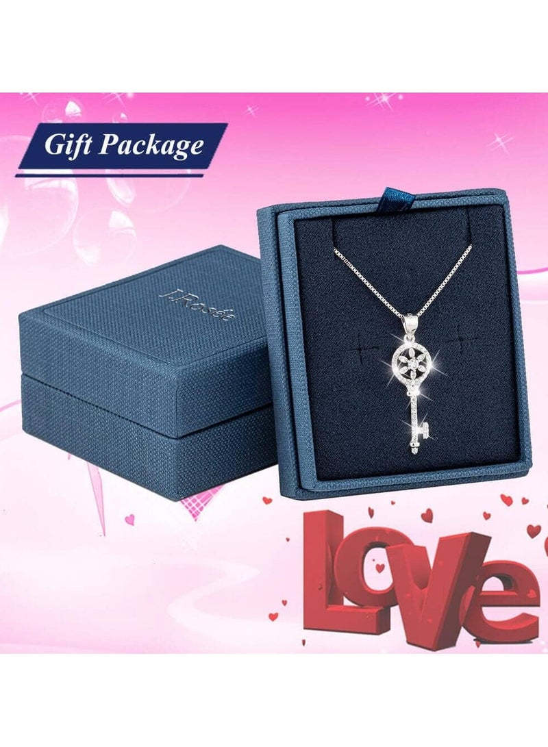 J.Rosée Swarovski Elements Crystal 18K Rose Gold Plated 925 Sterling Silver Pendant Necklace for Women Gift Packing J.Rosée Fashion Jewelry JR-1013 - Image 4