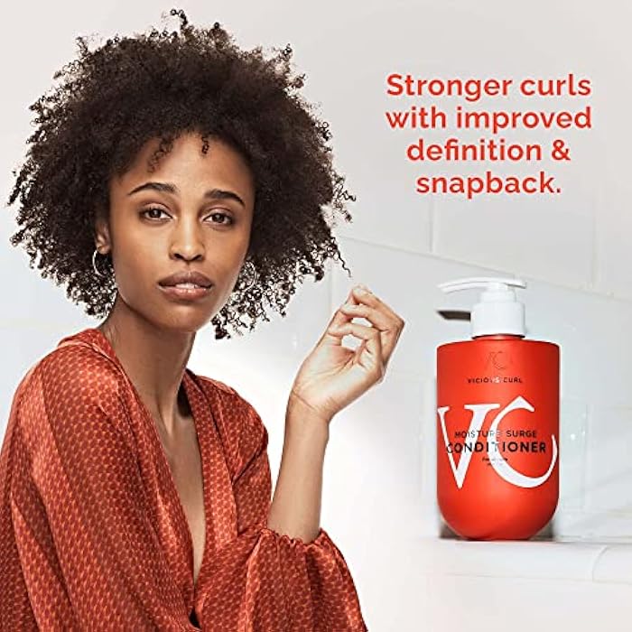 Moisture Surge Conditioner for Curly Hair – Re-Coils Damaged Curls, Softens, Detangles, Moisturizes & Detangling, 32 Fl Oz - Image 4