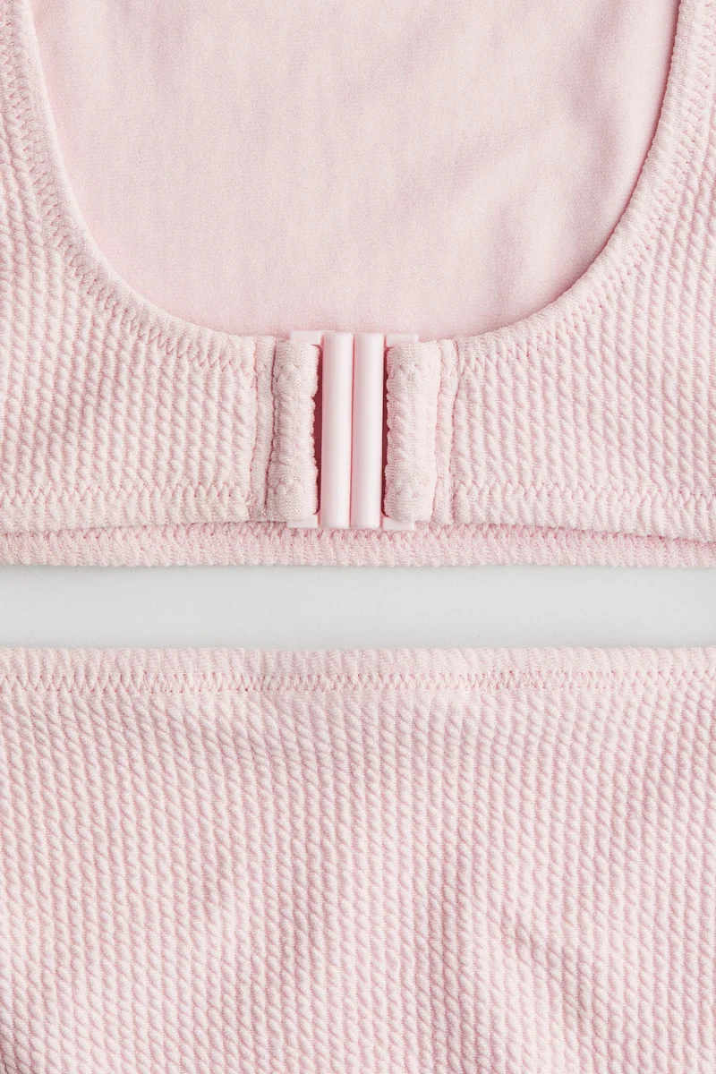 اتش اند ام بيكيني منسوج بملمس بارز