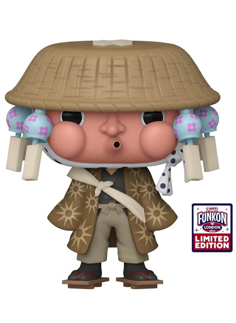Funko Pop! Anime: Demon Slayer - Haganezuka with Hat (Funkon London 2024 Convention Exclusive) Shared Sticker LCC 24 #1445 - Image 1