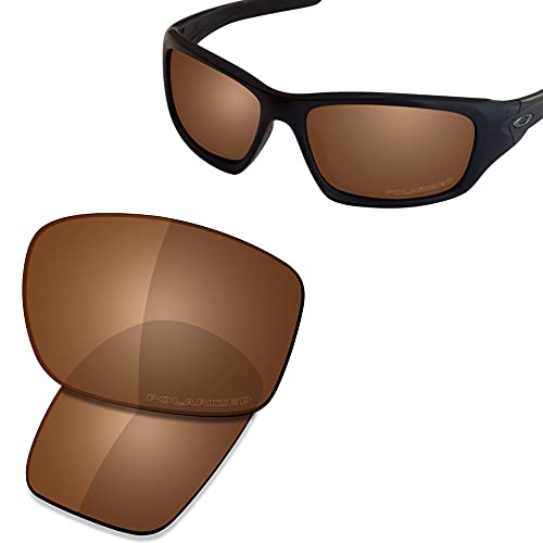 SAUCER Premium Replacement Lenses & Rubber Kits for Oakley Valve New 2014 OO9236 | Valve New 2014 Low Bridge Fit OO9243 Sunglasses High Defense - Amber Brown Polarized - Image 2