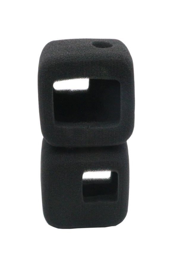 Gopro Hero7/6/5 Microphone Recording Windshield Sponge Pop-up Shield Sports Camera Accessories 2 Pack-Color:Black  - Image 5