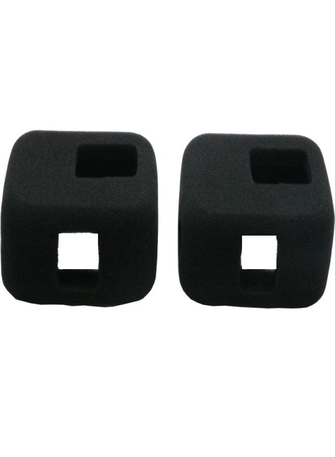 Gopro Hero7/6/5 Microphone Recording Windshield Sponge Pop-up Shield Sports Camera Accessories 2 Pack-Color:Black  - Image 4