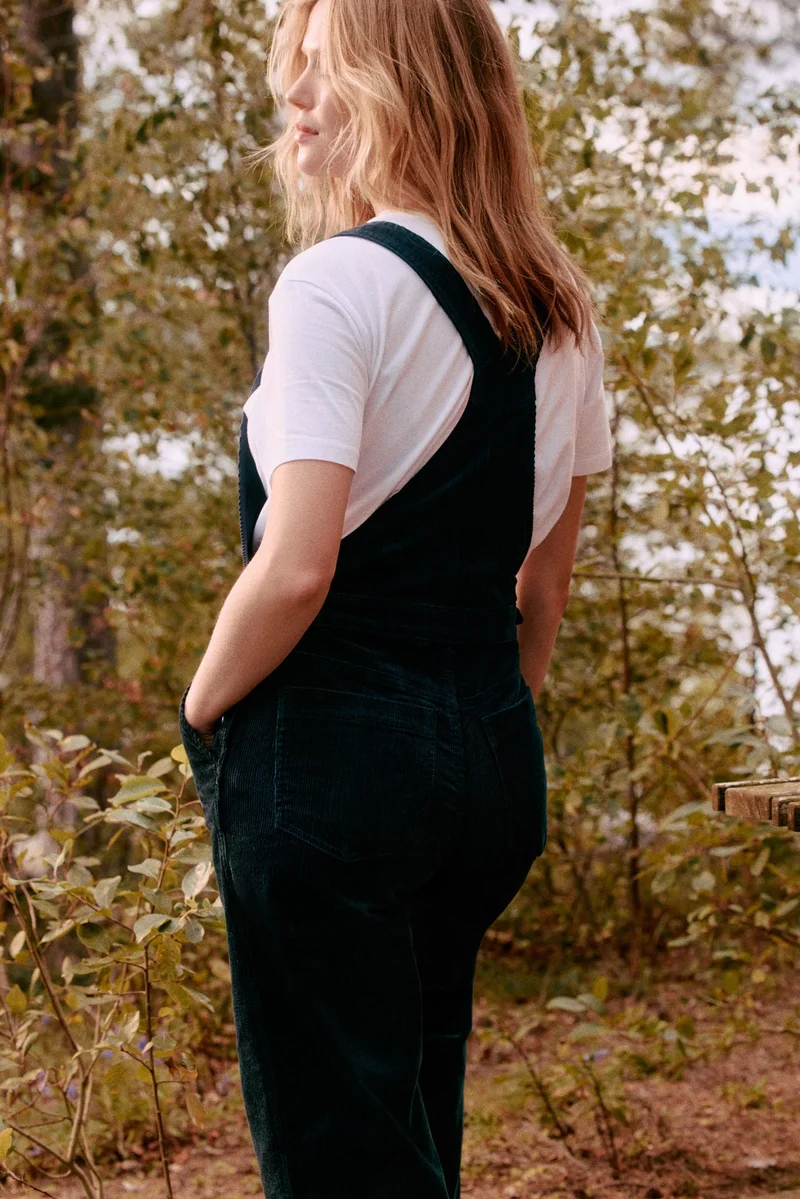 H&M  MAMA Before & After Corduroy dungarees for Women | Best Price UAE