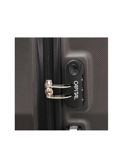 CAPITAL طقم حقائب أمتعة بعجلات من الجانب الصلب 3 قطع، رمادي (S-20&quot;،M-24&quot;،L-28&quot;)  - Image 5