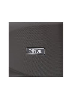 CAPITAL طقم حقائب أمتعة بعجلات من الجانب الصلب 3 قطع، رمادي (S-20&quot;،M-24&quot;،L-28&quot;)  - Image 3
