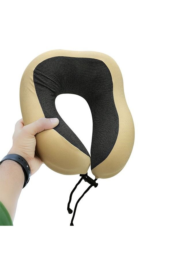 Agc - Travel Pillow Luxury Memory Foam Neck & Head Support Pillow Soft Sleeping Rest Cushion Travel Neck Pillow for Airplane/Car/Home/Office Headrest - Image 1