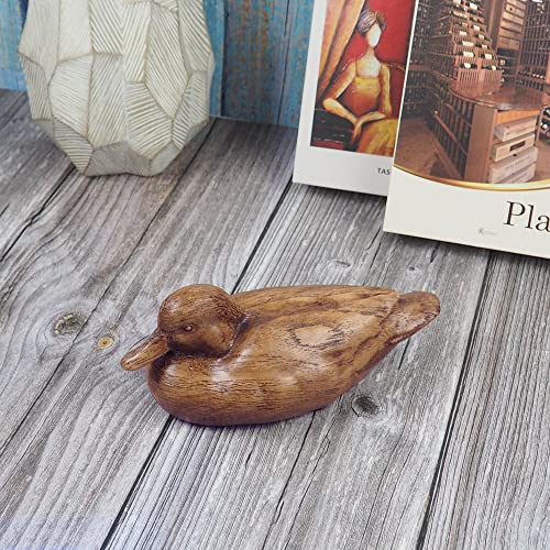 Hymmah Duck Home Decor Statue Rustic Home Decorations for Living Room, Boho Sculpture Resin Animal Collectible Figurines for Indoor Decor - Image 4