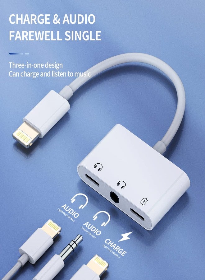 Zoyuzan iPhone Headphone Adapter, Compatible with Lightning and 3.5mm Audio Jacks, Supports High Fidelity Audio, Wide Compatibility with All iOS Devices - Image 2