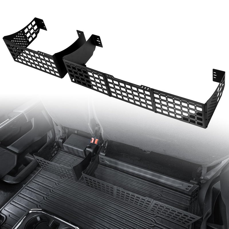 JOYTUTUS Under Seat Storage Molle Panel Compatible With 20152026 F150 20172026 F250 F350 Supercrew Cab Underseat Truck Under Seat Storage Molle Panels Accessories - Image 3