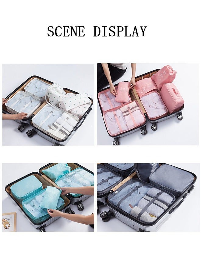 OASIS DESERT 7-Piece Travel Bag Large-Capacity Storage Bag Waterproof Travel Bag - Image 5