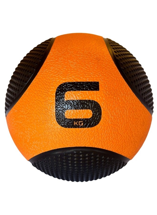 FORTUSS FORTUSS Medicine Ball 6 KG, Comfort Non-Slip Textured Grip for Strength Training  - Image 1