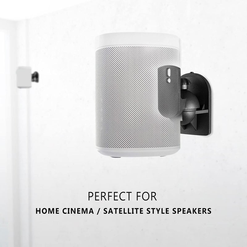 WALI Speaker Wall Mounts, Bookshelf Speaker Wall Mount Brackets, Surround Sound Speaker Mounts, Hold up to 7.7 lbs, (SWM402), 4 Pack, Black - Image 5