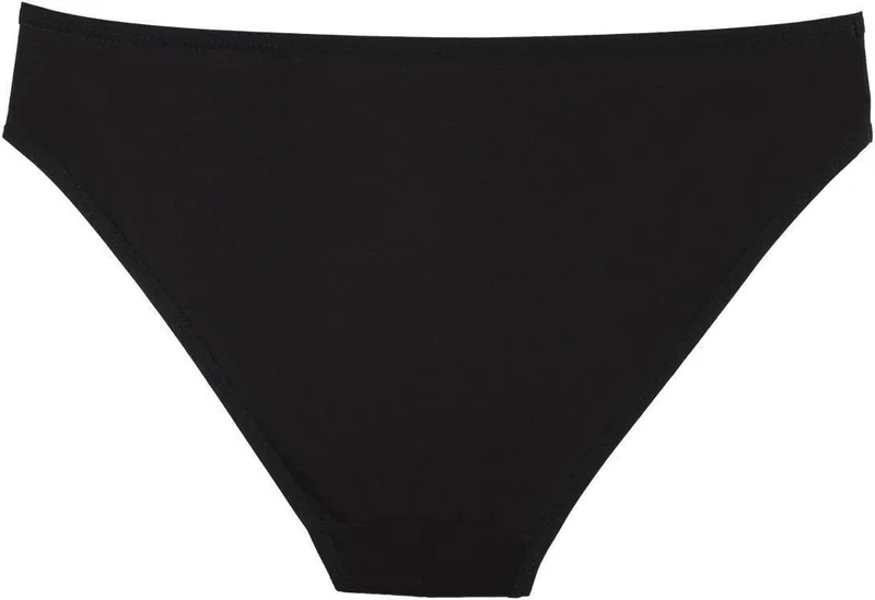 Sensu Women's Elastic Waist Cotton 6-Pack Slip Panties MIXED