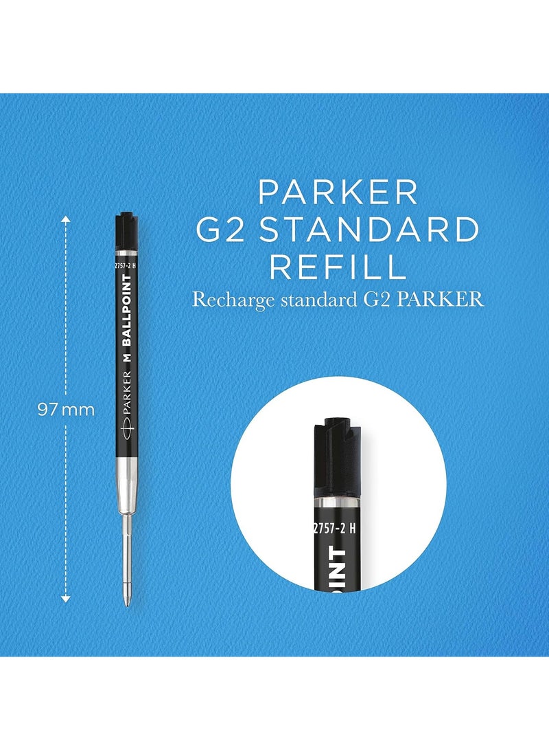 Parker Ballpoint Pen Refills | Medium Point | Black QUINKflow Ink | 20 Count - Image 4