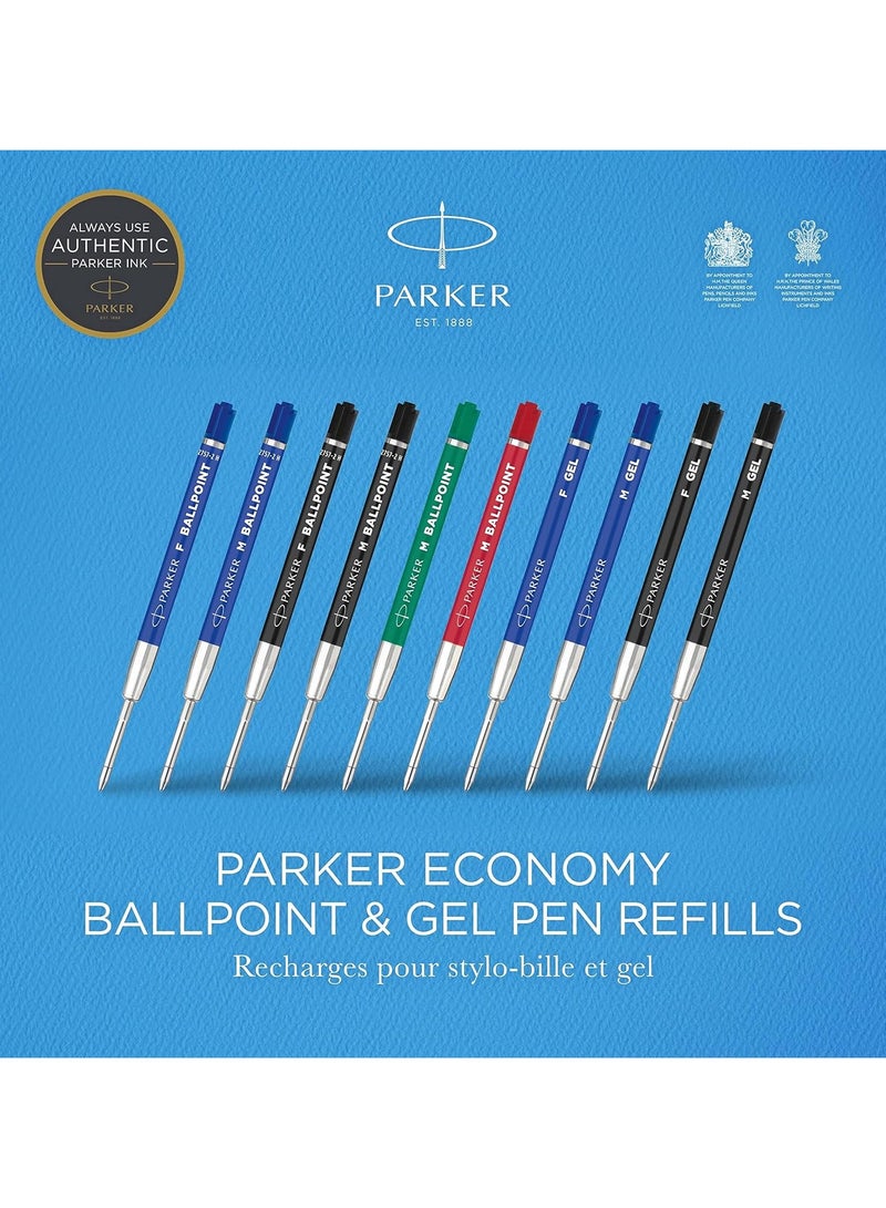 Parker Ballpoint Pen Refills | Medium Point | Black QUINKflow Ink | 20 Count - Image 5