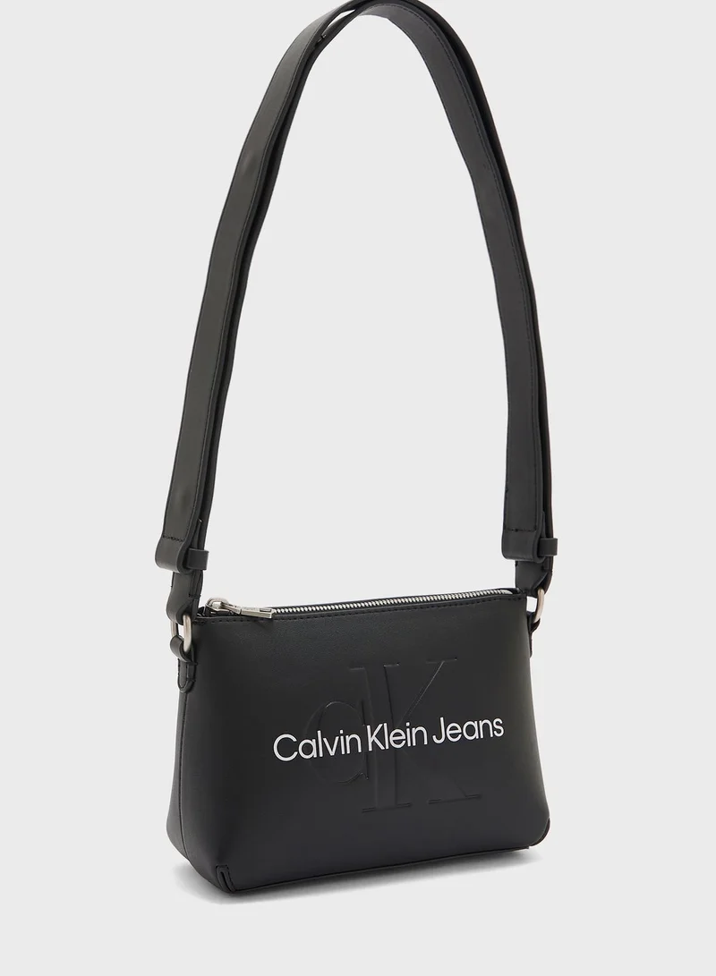 CALVIN KLEIN Logo Detailed Curved Peak Cap