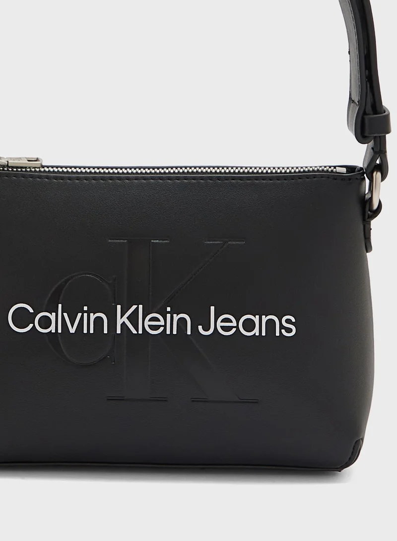 CALVIN KLEIN Logo Detailed Curved Peak Cap