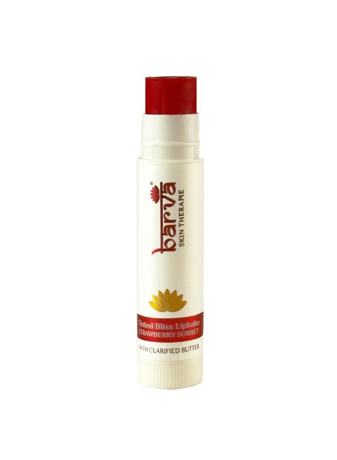Barva Tinted Bliss Lip Balm | Enriched with Clarified Butter (Ghee) | Nourishing & Long-Lasting Moisture | Soft Tint Finish | Available in 2 shades | 5g (Strawberry Sorbet) - Image 2