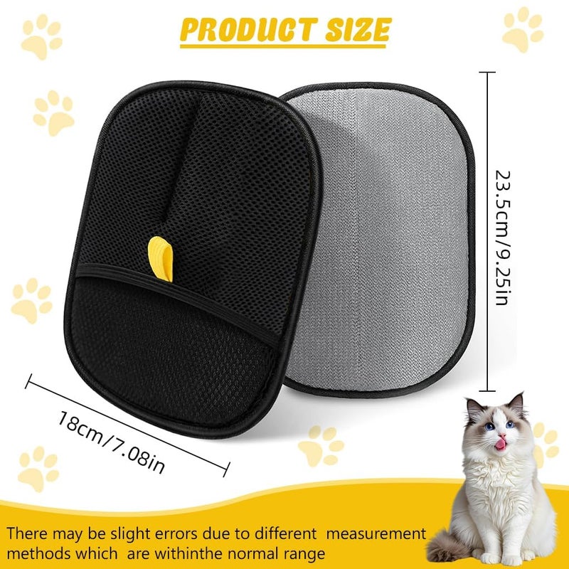 MBKOH Pet Hair Removal Glove, Reusable Electrostatic Cats & Dogs Hair Removal Tool for Couch, Furniture, Carpet, Car Seat, Clothes 1PCS - Image 2
