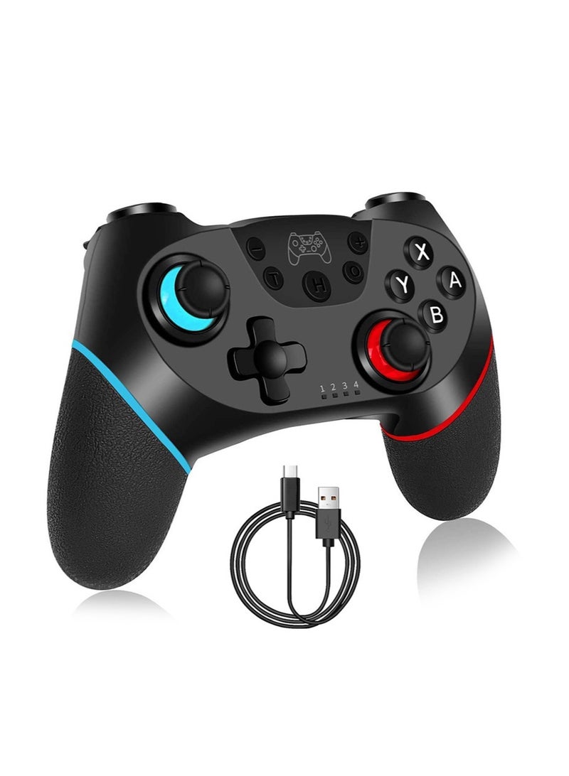 Wireless Nintendo switch controller，Controller for Nintendo Switch, Wireless Gamepad Joystick with Gyro Axis Dual Shock Vibration, Bluetooth, 16 Buttons, Compatible with Nintendo Switch & PC - Image 1