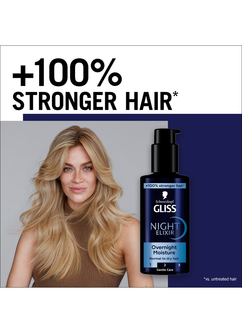 Gliss Night Elixir Overnight Moisture 100ml - Image 3