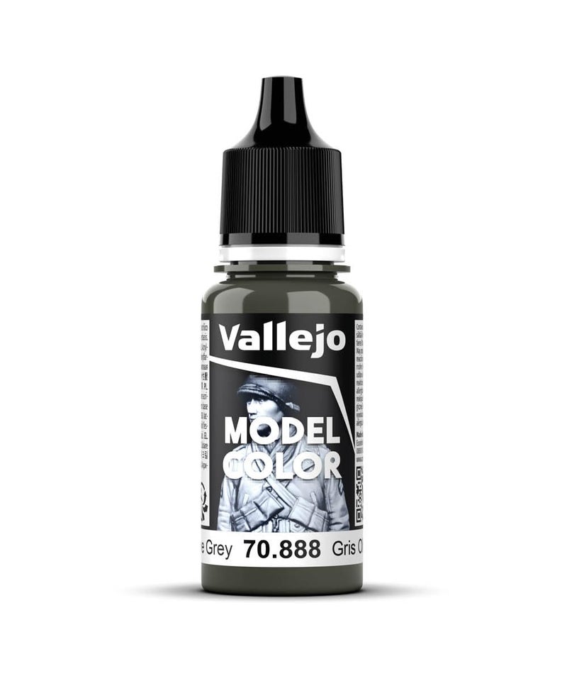 Vallejo Olive Grey Model Color Paint, 17ml - Image 3