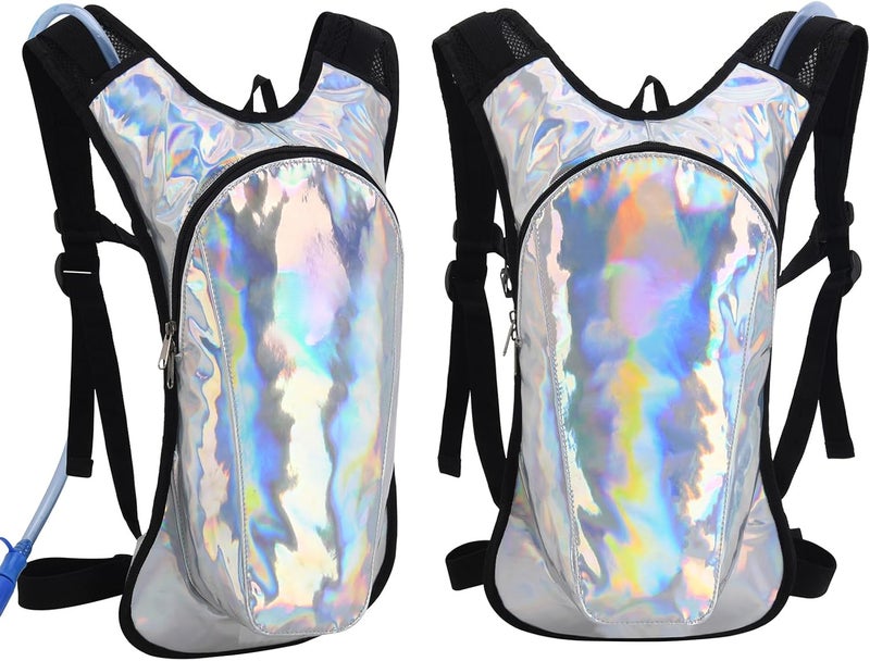 Roptat Hydration Backpack Pack with 2L Hydration Bladder - Lightweight Water Backpack Water Pouch for Women Men Running Riding Biking Music Festival - Image 3