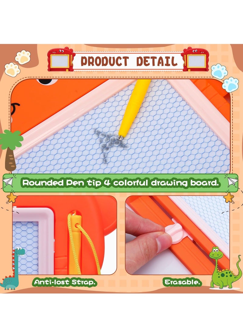 12 Pcs Mini Magnetic Drawing Board for Kids Small Erasable Doodle Board Portable Mini Sketch Pad Travel Writing Pad for Birthday Party Favors Game Prizes Classrooms Rewards  - Image 3