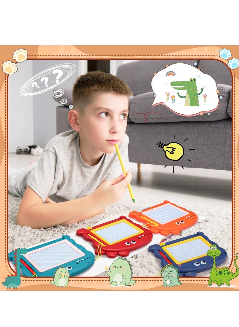 12 Pcs Mini Magnetic Drawing Board for Kids Small Erasable Doodle Board Portable Mini Sketch Pad Travel Writing Pad for Birthday Party Favors Game Prizes Classrooms Rewards  - Image 2
