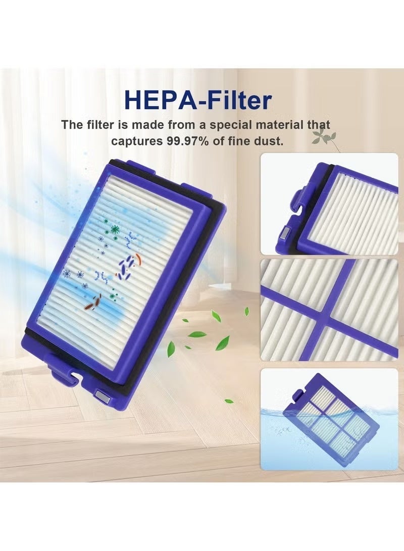 حياة كومفورت مجموعة ملحقات مكنسة روبوت 13 قطعة، طقم قطع غيار بديلة متوافق مع eufy RoboVac X8 / X8 Hybrid، ملحقات مكنسة روبوت تشمل فرشاة رئيسية، فرش جانبية، فلاتر، ووسادات ممسحة - Image 3