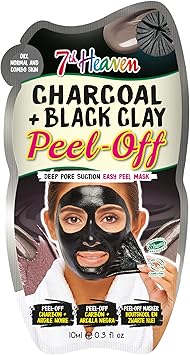 7th Heaven Charcoal Black Clay Peel Off 10ml - Image 1