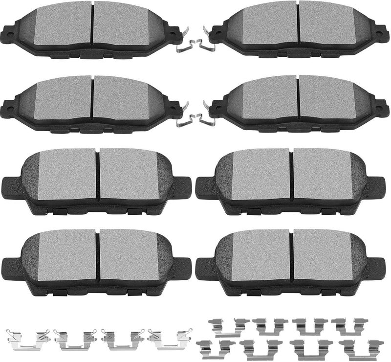 SCITOO D1649 D1415 Ceramic Brake Pads Set for INFINITI JX35 & Nissan Murano/Pathfinder - Image 1